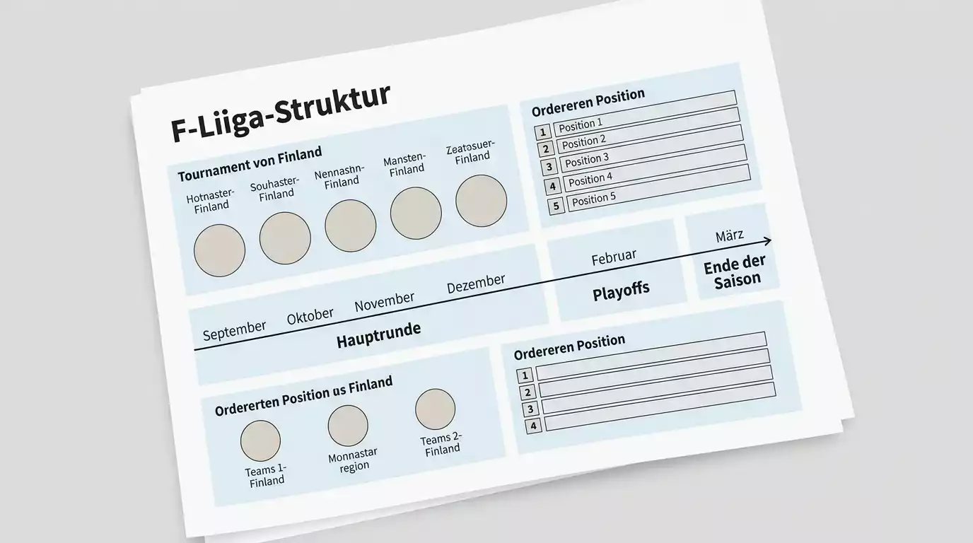 Struktur der finnischen Floorball F-Liiga – Ligaformat und Saisonverlauf