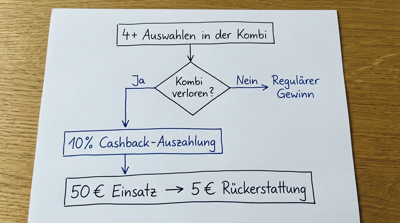 Grundprinzip von Floorball Kombiwette Cashback – Verlusterstattung als Barkredit oder Freiwette erklärt