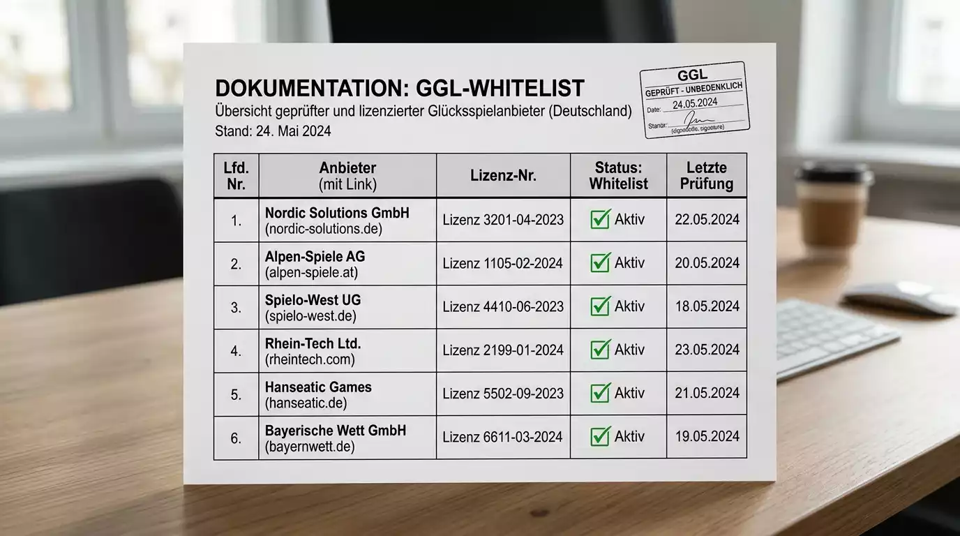 GGL-Whitelist-Prüfung für Floorball Wettanbieter – so erkennst du lizenzierte Buchmacher in Deutschland
