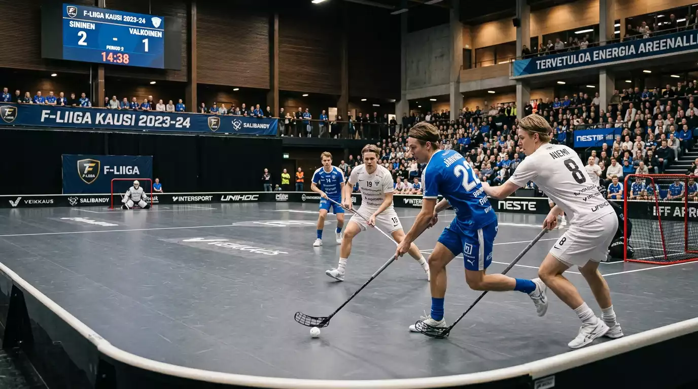 Finnische F-Liiga als Floorball Kombi-Markt im Vergleich zur schwedischen Superligan
