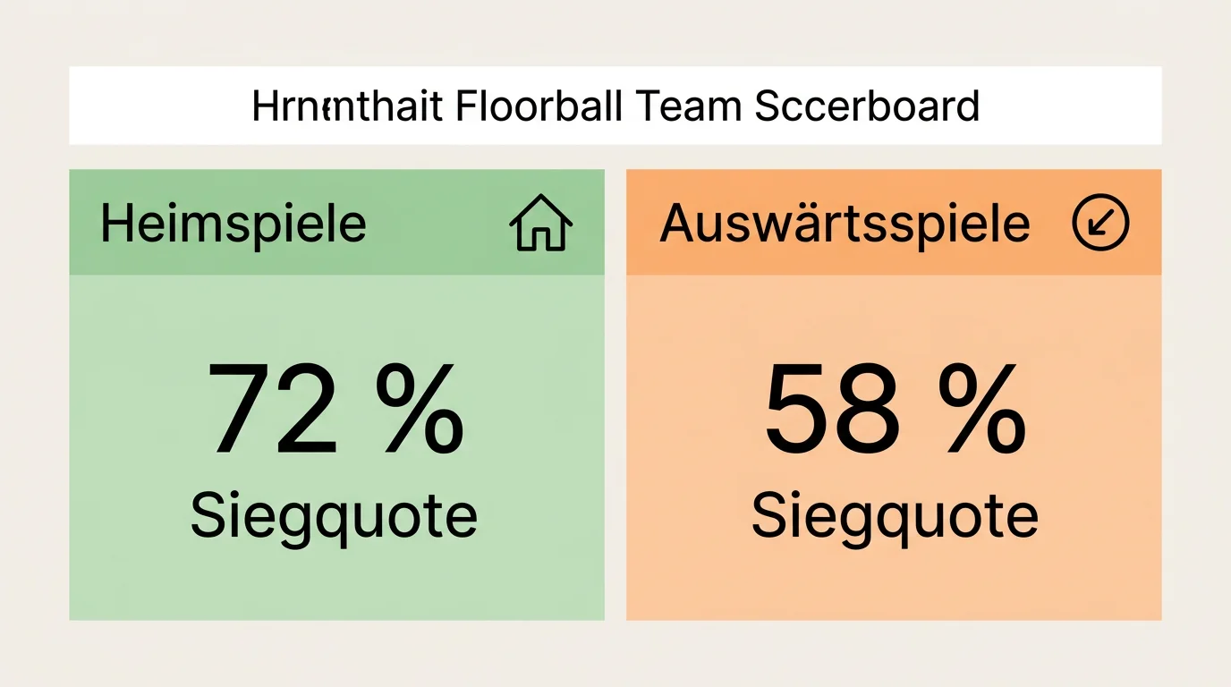 Floorball Heim Auswärts Statistiken für Kombiwetten – wie Heimvorteil die Quotenbewertung beeinflusst