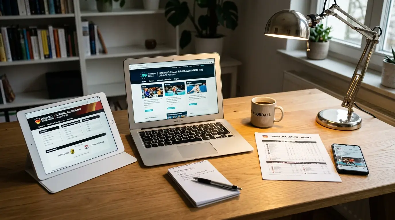 Informationsquellen für Floorball Kadernews vor Kombischein Abgabe – IFF Webseite und Vereinsaccounts nutzen