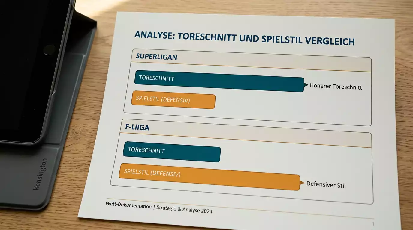 Tormarkt-Analyse für Floorball Kombischeine – Vergleich verschiedener Ligen und Linien