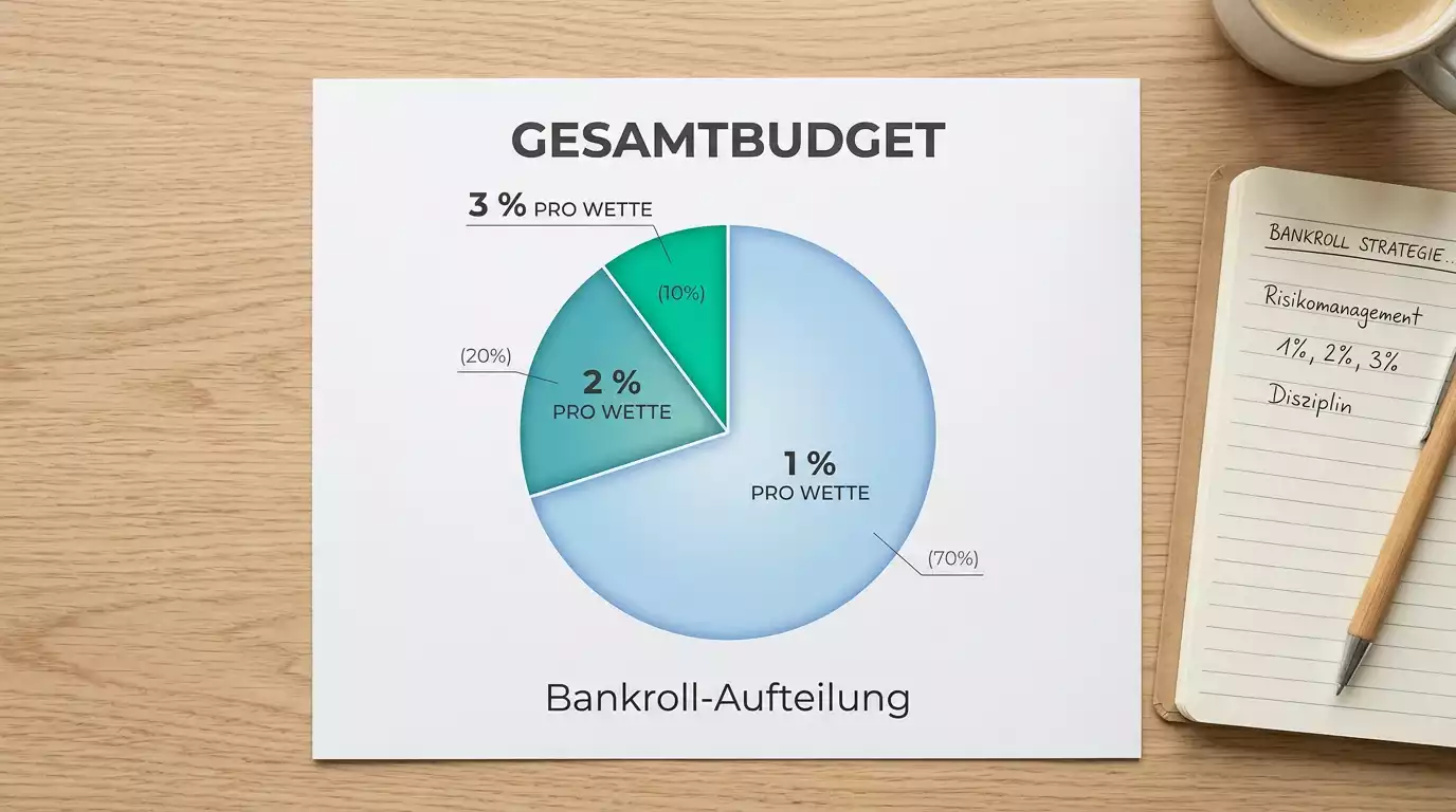 Bankroll-Tipp für Floorball-Anfänger: Maximaler Einsatz von 1-3% des Gesamtbudgets pro Kombiwette