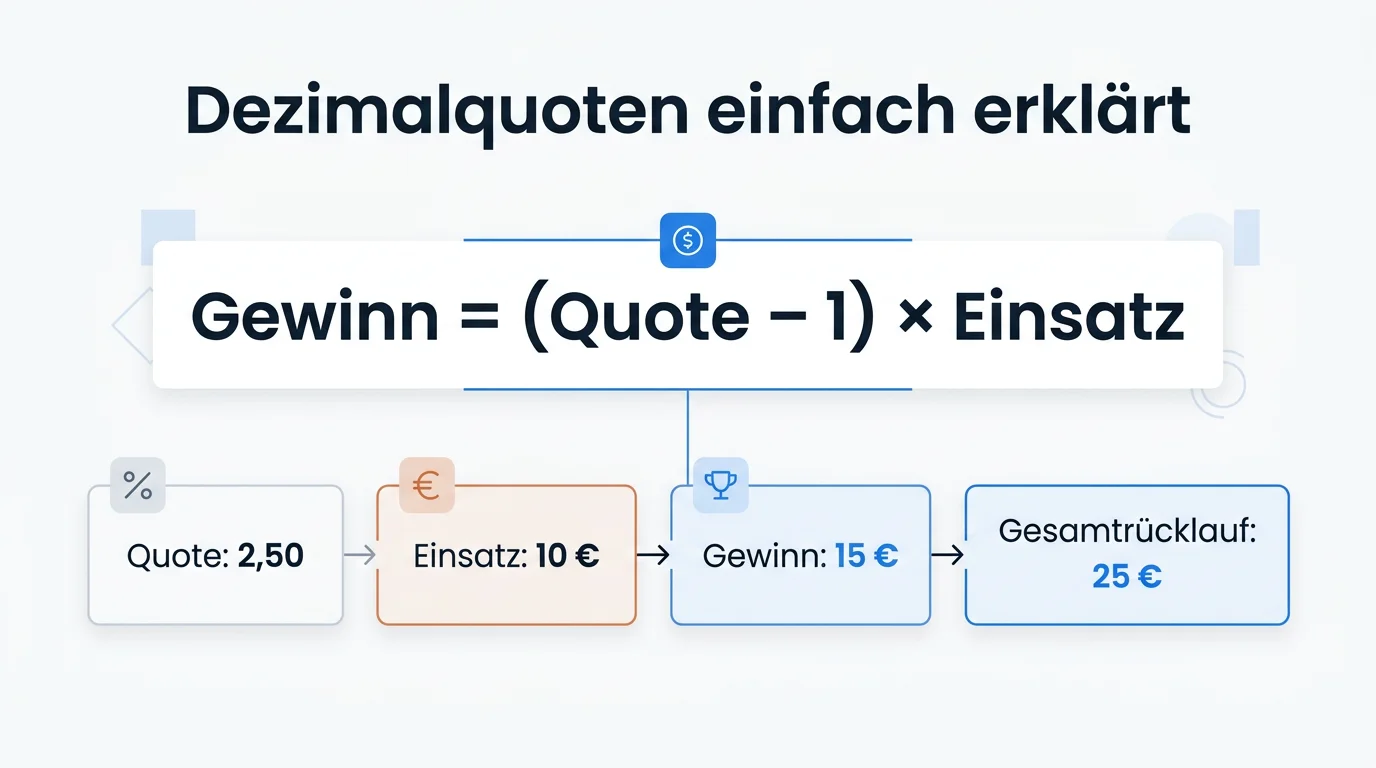 Erklärung des Dezimalquotenformats bei Floorball-Wetten – Berechnung von Gewinn und Gesamtrücklauf