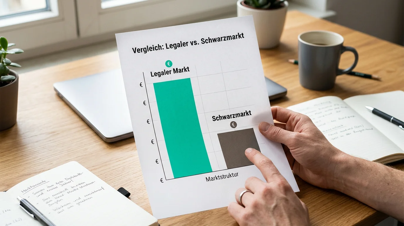 Größe des illegalen Sportwettenmarkts Deutschland 2024 – GGL-Studie Schwarzmarktvolumen 547 Millionen Euro